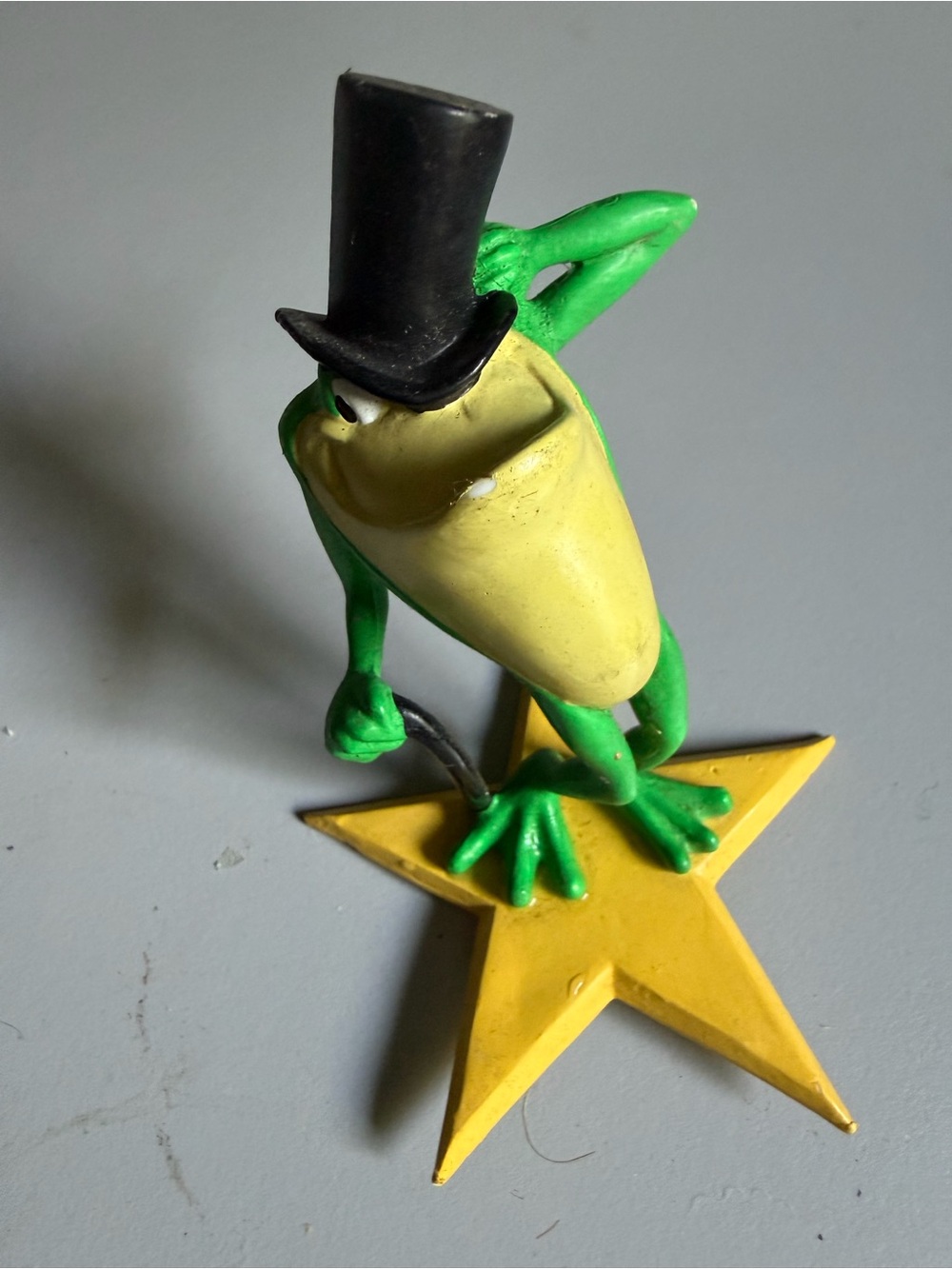 Vintage 1996 Michigan J. Frog Warner Bros Studio Store Figurine Top Hat Star